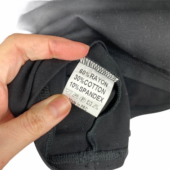 NWT LOLA X LF Moto Zipper Mini Black Skirt Size 10 - Picture 9 of 9